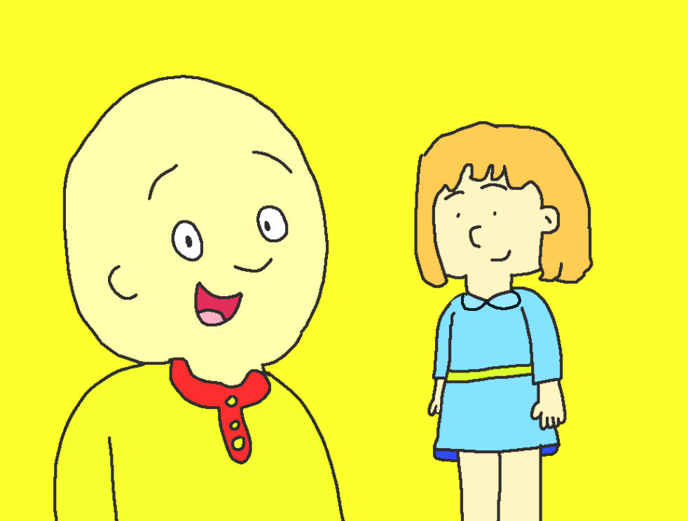 caillou and rosie by frogtable125