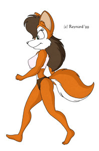 Vixen Walking by ReynardFox