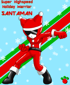 SANTAMAN by NoodlestheCat