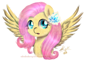 Fluttershy  by chichicherry123