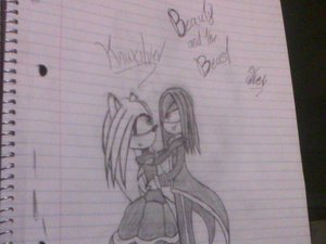 Knuxilver Beauty and the Beast  by DeadEchidhog101
