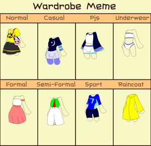 Wardrobe Meme by ChanBella