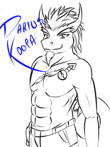 Darius Koopa Badge [WIP and Finished version] by Sazume