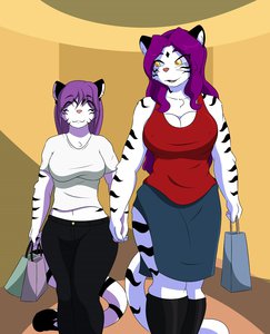 Mother Daughter Shopping by DragonLordRyu