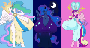 My Little Porny: The Princesses of Equestria by DNLtiger04