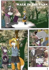 A walk in the Park page 1 by KingFoxSoul
