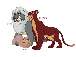 My Happy Lion Family ^^ by InkHeart92