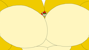 bowser's huge manly pecs by WikiDragon
