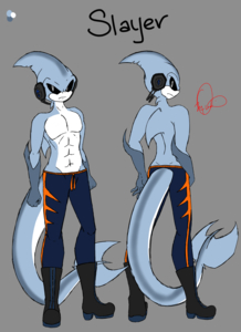 Slayer the Shark by scarecrowdemon