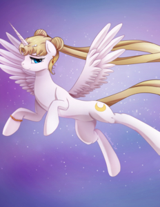 Princess Serenity Alicorn by Guinefurrie
