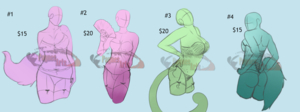 CHEAP YCH Lingerie Pre-Poses 2 Opens EACH by AvanyaePromise