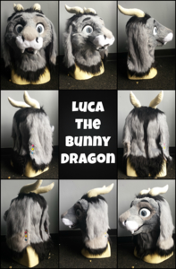 Luca the Bunny Dragon by ratcoffee