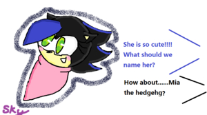 Sonadow-Mia the hedgehog by Echo3Sapphire