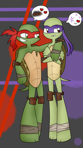 Raph X Donnie by xAkanyChux