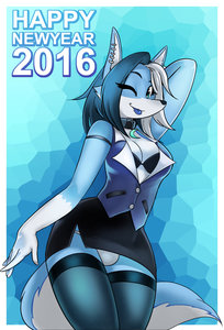 [Commission] Happy newyear 2016 by Sparkydb