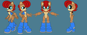 robian sally acorn character sheet  (WIP) by zeiramzero