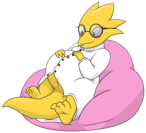 Preggy Doctor Alphys by Xniclord789x