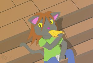 Pizza Cat House Gun by BetaBread