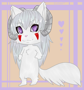 chibi commission: snowkitten by ballroom