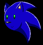 Sonic Head (Pixel Art) by UltimateDragonStar