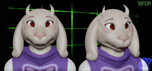 Toriel 3D (WIP) by Reyriders