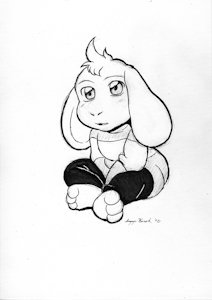 Little Asriel by Anupap