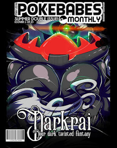 Pokebabes Monthy Mock Cover-May-Darkrai by Jenovasilver