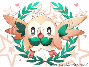 Rowlet by ChikoritaMoon