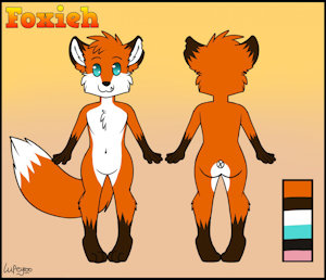 Character Ref - Foxieh by foxiehkins