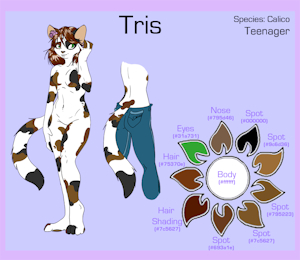 Ref Sheet: Tris by Dae by Trisity