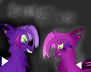 I'm not you, you are me. by ArtCloudMLP