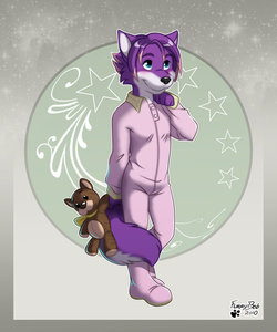 Skylar ready for bed by Furry Bob by skylar