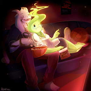 Movie Night by JherekFox