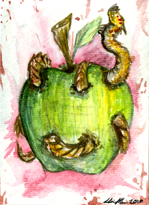 ATC: Watercolor 1 by Cheshire