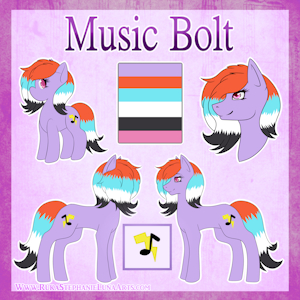 ::CO:: Music Bolt Reference sheet by RukaStephanieLuna