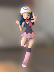 Dawn from Pokemon by bbmbbf