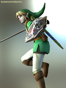 Link (low poly) by bbmbbf