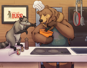 Commission #1 for MockTheBear by Puggy