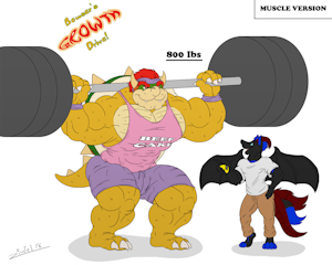 Bowser's GROWTH Drive! (MUSCLE) Part 3 by Ziude