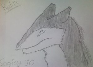 sergal head [redux] (old art) by sergalbutt