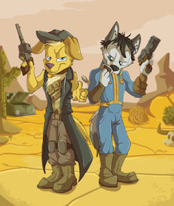 *W*_Welof and Loupy in the wastelands by Fuf