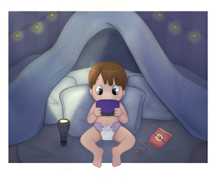 [C] Blanket Fort - Oskar by UniaMoon