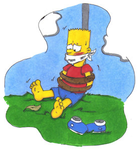 Quick Sketch: Bart Simpson by KnightRayjack