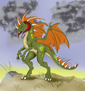 T-Rex Dragon by Laurax