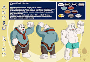 Official Character Sheet: Andro by G3TRacket