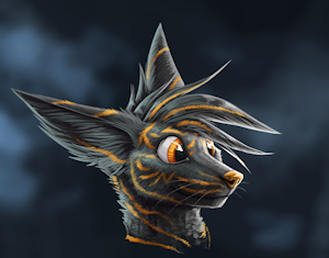 tiger dog by smoothie