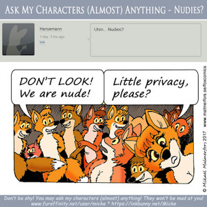 Ask My Characters - Nudies? by Micke
