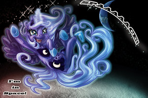 Luna in space by ButtercupSaiyan