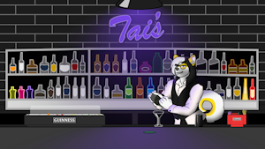 Welcome to Tai's 'Tini Tavern (Wallpaper) by Taito