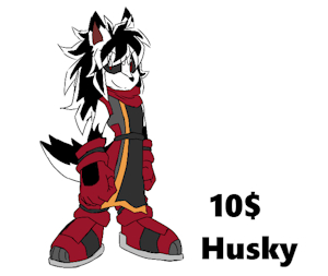 Husky Adoptable by Shineomnimon